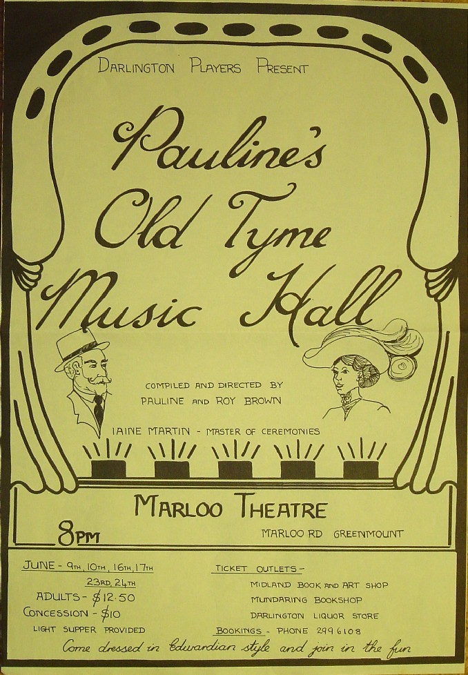 Pauline’s Old Tyme Music Hall
