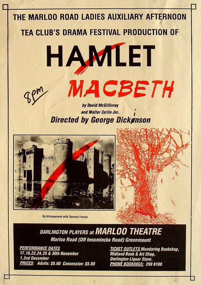 (The Farndale) Hamlet/Macbeth