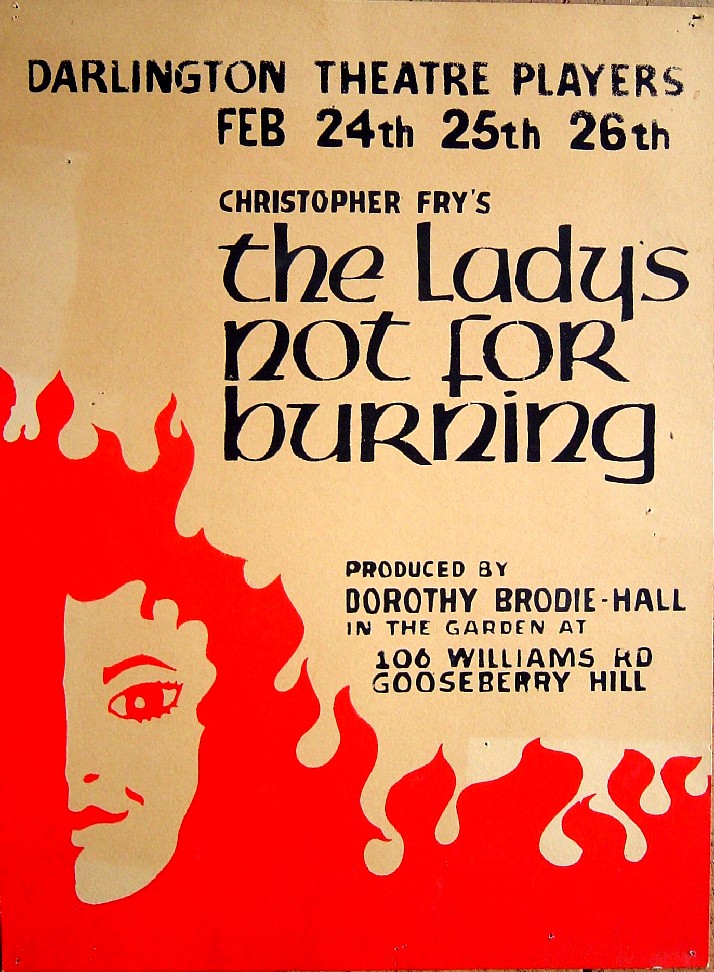 The Lady’s Not for Burning